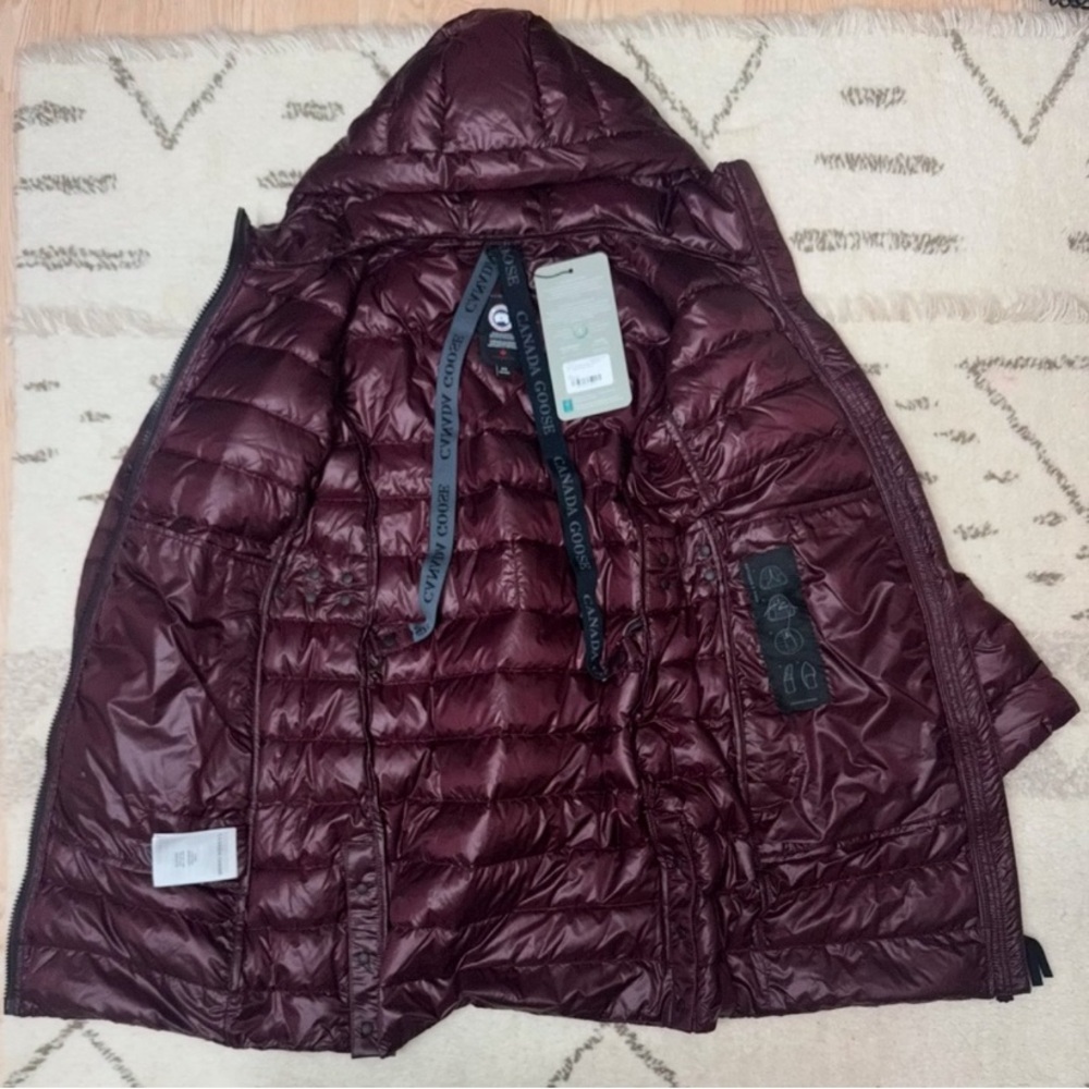 Canada Goose Cypress Hooded Black Logo Jacket - Picture 6 of 13